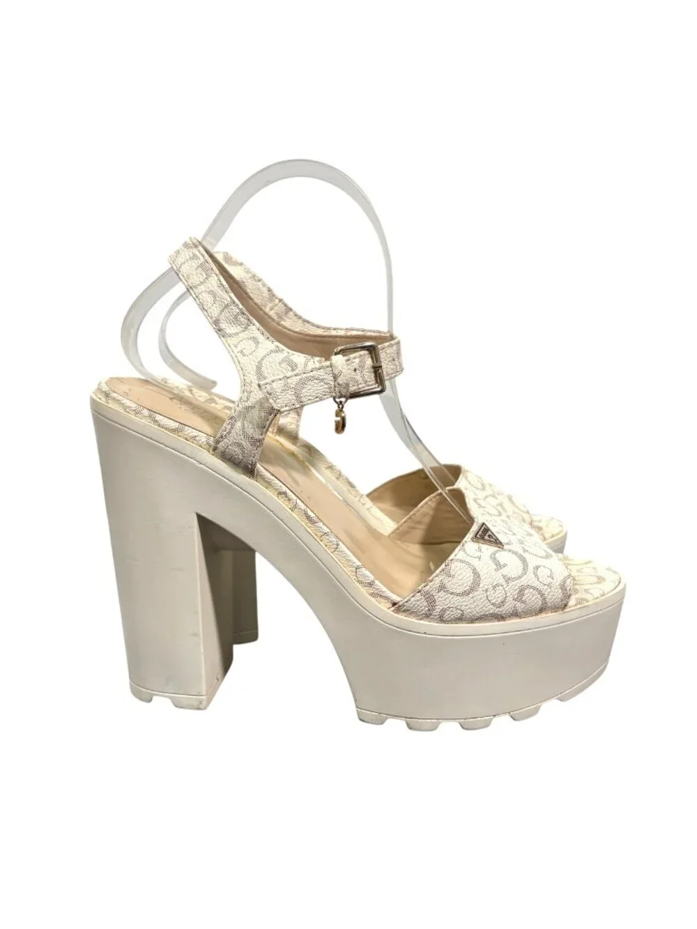Vintage Guess 90s Y2k Chunky Platform Heels Size 10
